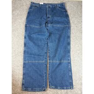 Dickies Denim Jeans Mens 40x32 Double Knee Relaxed Straight Workwear Outdoor NWT